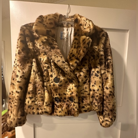 LOFT Jackets & Blazers - Shiny soft cropped coat